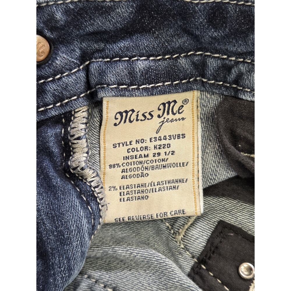 Miss Me Mid-rise Curvy Boot Size 30 Stretch Jeans - Picture 11 of 13